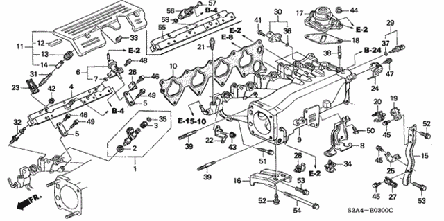 OEM Honda S2000 F20C Intake Manifold Gasket