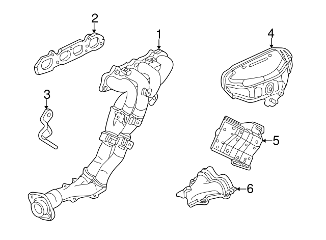 OEM Honda S2000 F20C Exhaust Manifold Gasket