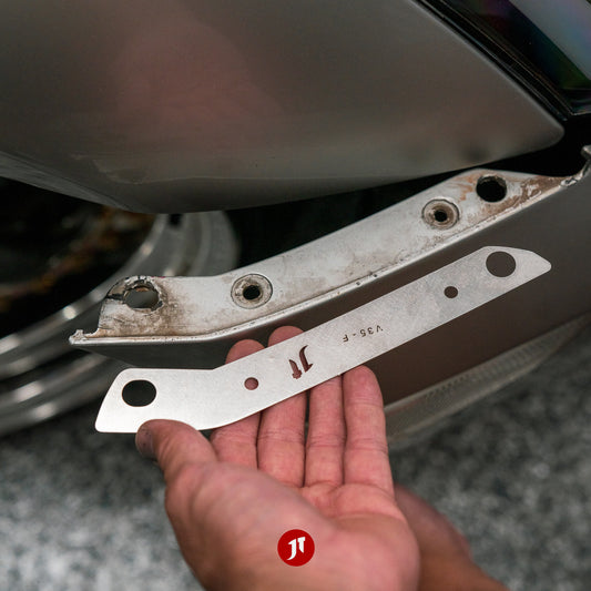 Nissan V35 Skyline / Infiniti G35 Front Bumper Repair Plates - Pair