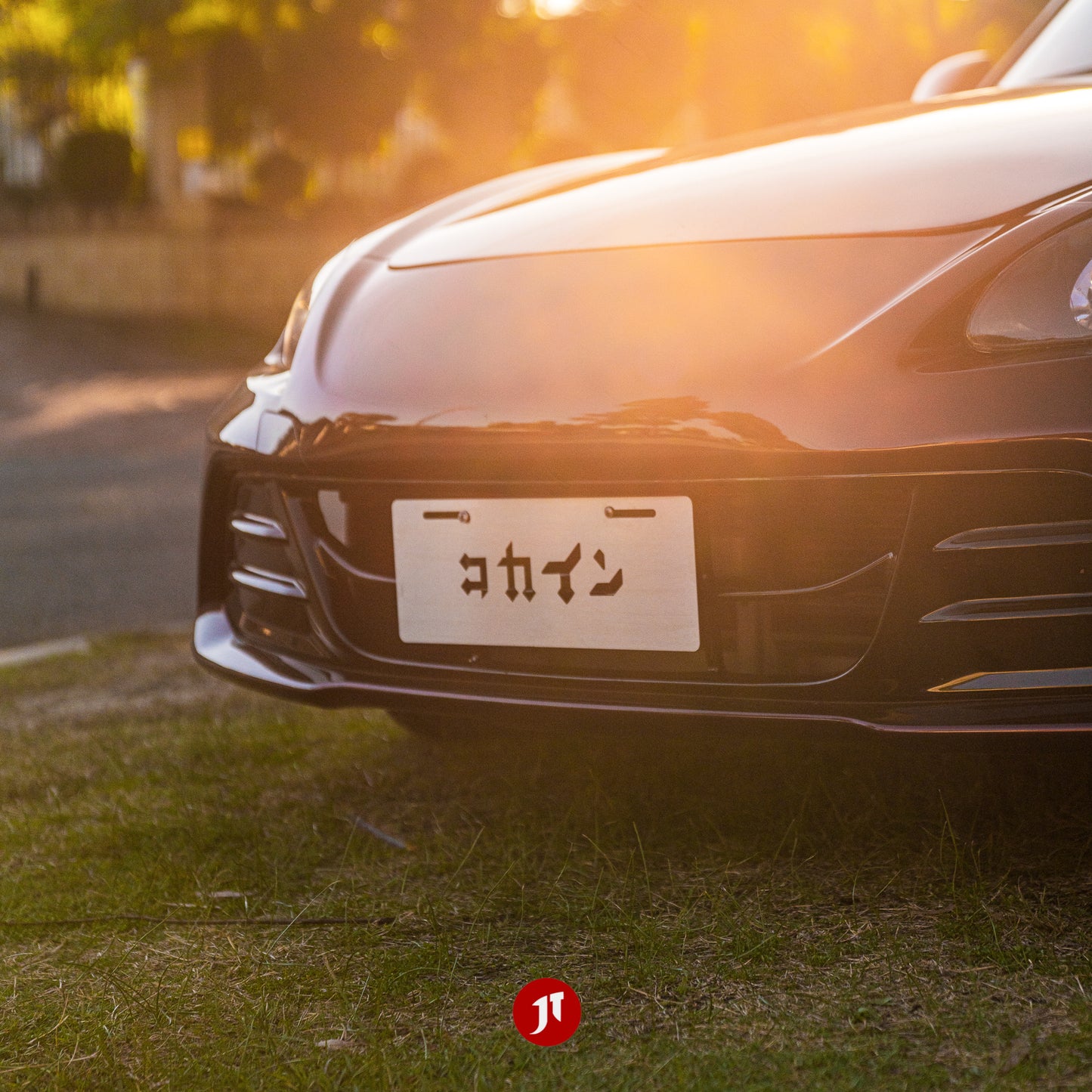Custom license plate covers