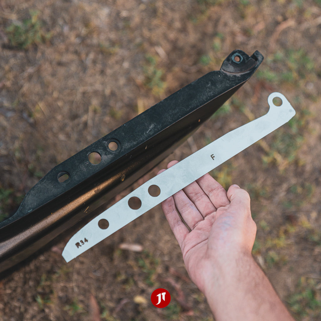 R34 GTT Front Bumper Repair Plates (Pair)