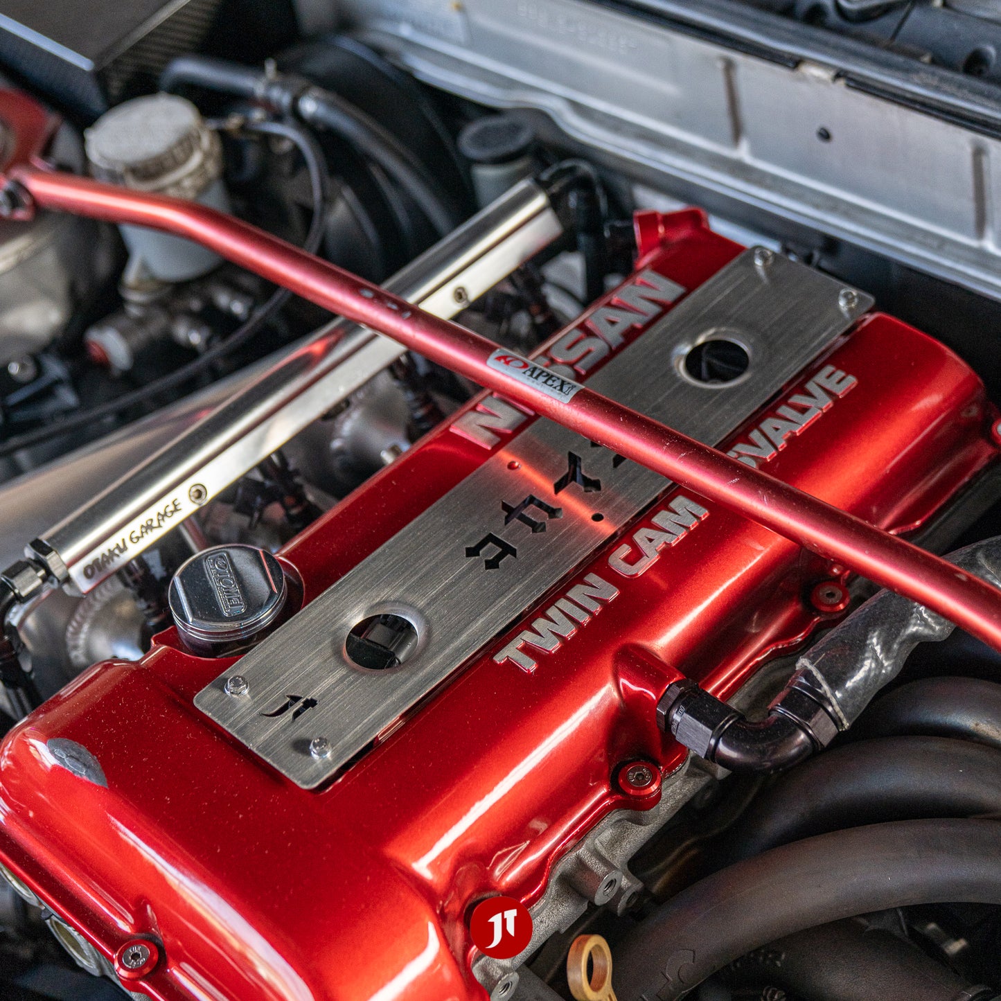 Customised Raised SR20 Engine Coil Pack Cover