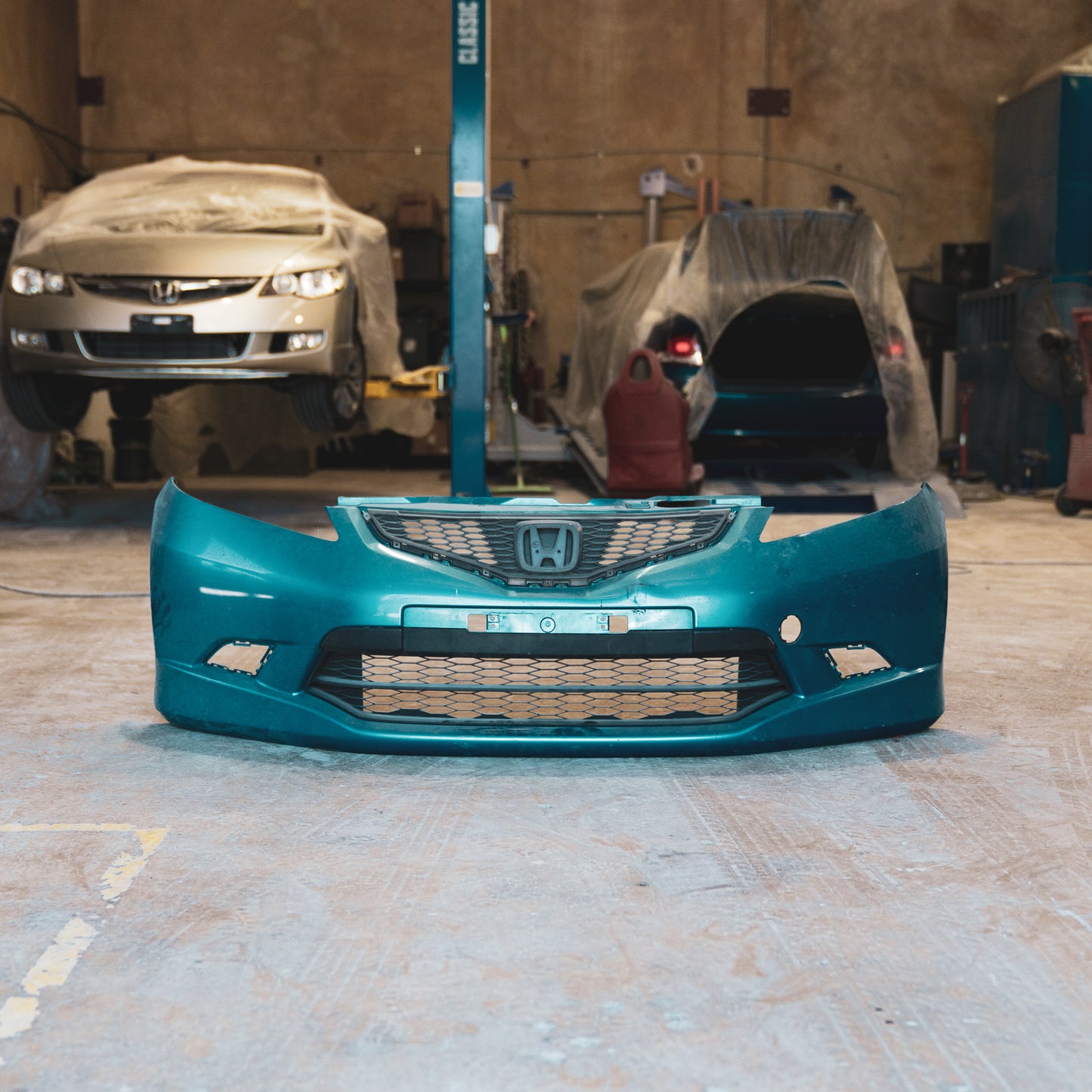 Honda Jazz GE (Pre-facelift) Front Bumper Repair Plates - Pair