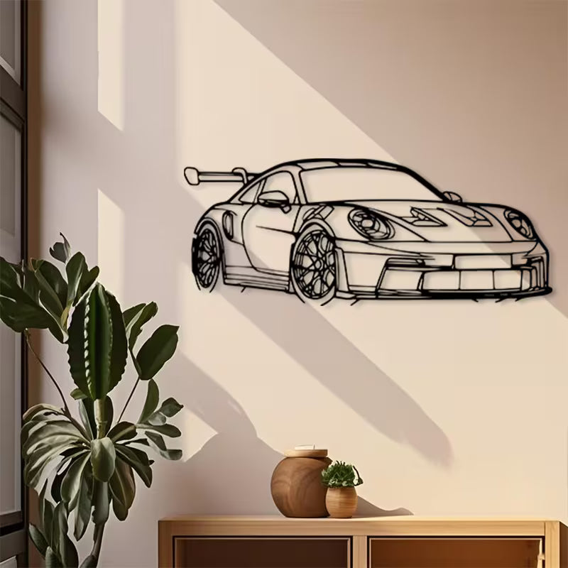 Porsche GT3 RS Metal Wall Art