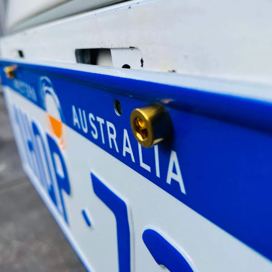 Titanium Number Plate Kit - Universal