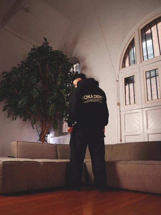 Core Zip Up Hoodie - Black