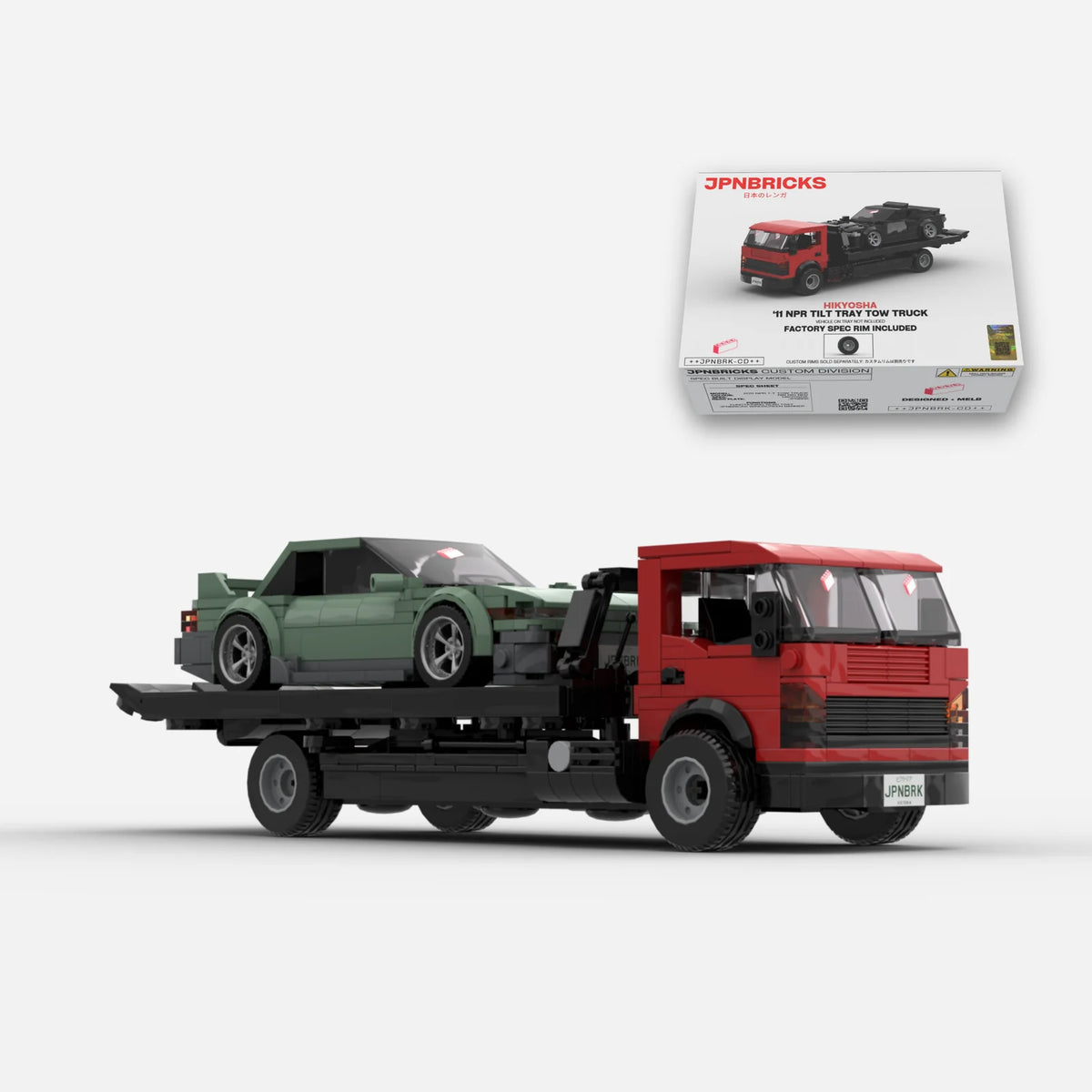 2011 NPR Tilt Tray Tow Truck Brick Car Model
