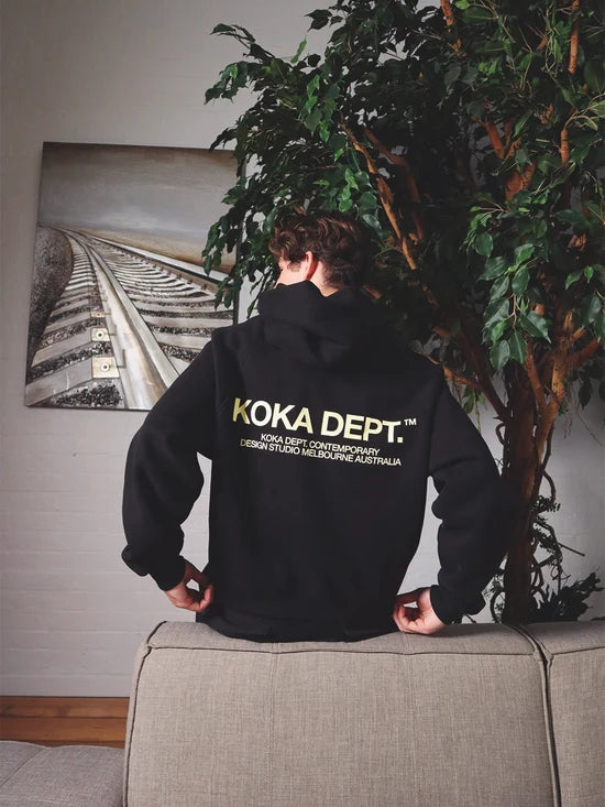 Core Zip Up Hoodie - Black