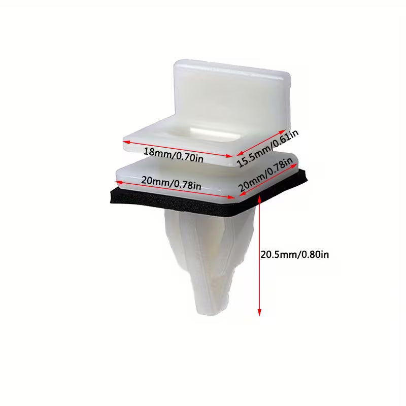 91513-SM4-000 X5 HONDA ACURA Side Skirt Clips (set of 4)