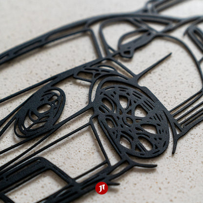 Porsche GT3 RS Metal Wall Art