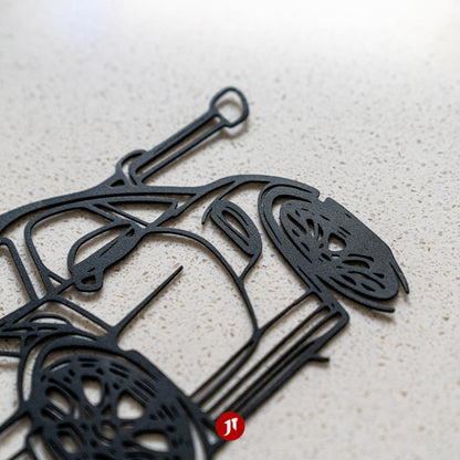 Porsche GT3 RS Metal Wall Art