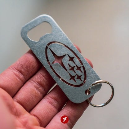 Subaru Bottle Opener Key Chain