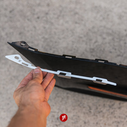 Ford Mustang 6th gen (S550 2015-2023) REAR Bumper Repair Plates - Pair