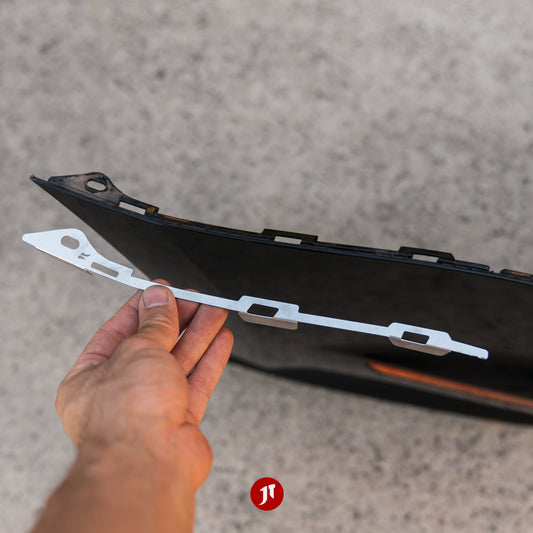 Ford Mustang 6th gen (S550 2015-2023) REAR Bumper Repair Plates - Pair