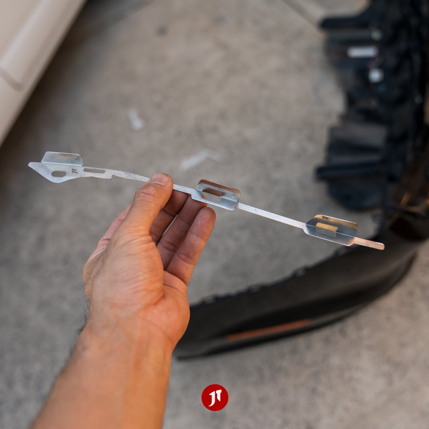 Ford Mustang 6th gen (S550 2015-2023) REAR Bumper Repair Plates - Pair