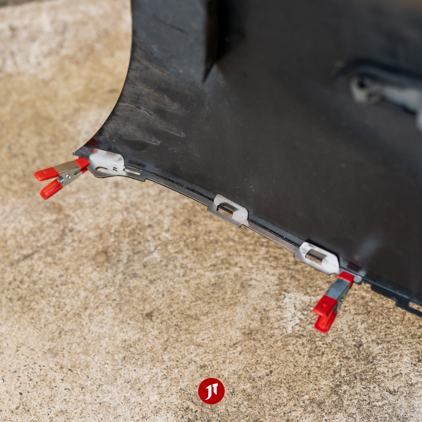 Ford Mustang 6th gen (S550 2015-2023) REAR Bumper Repair Plates - Pair