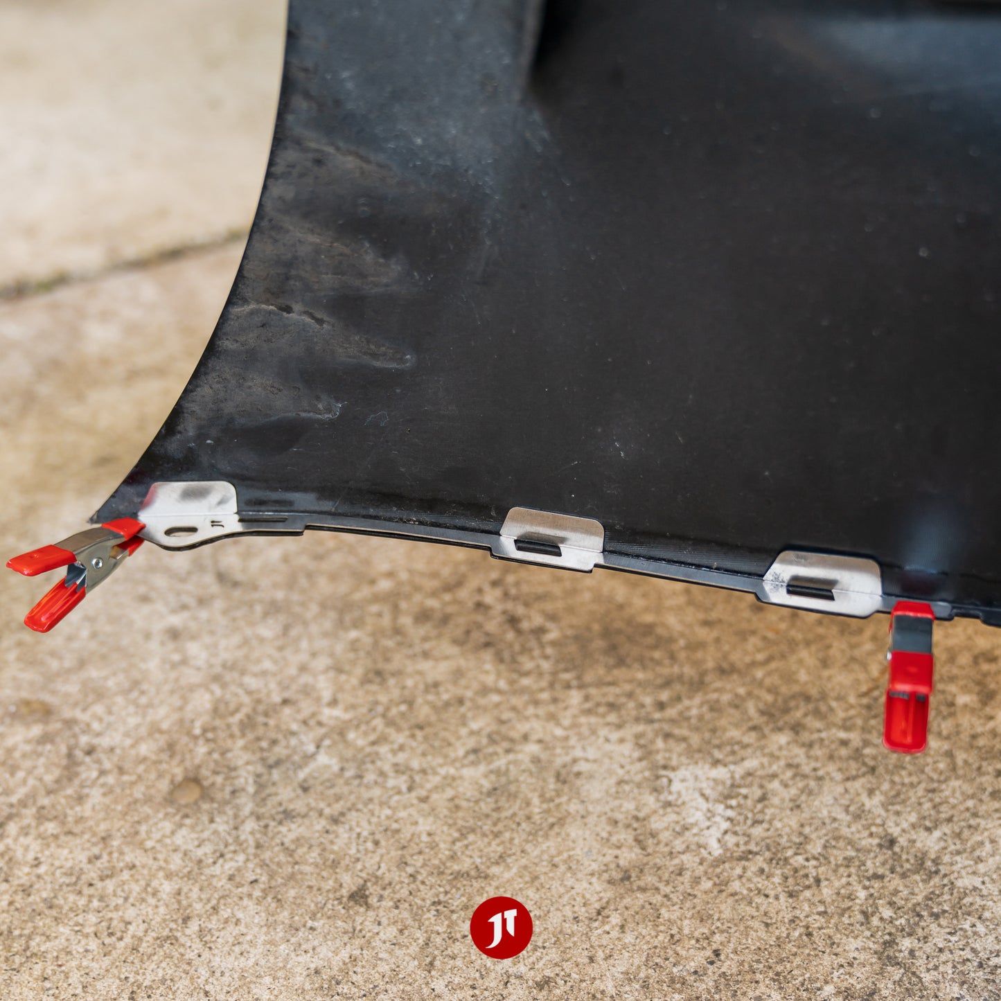 Ford Mustang 6th gen (S550 2015-2023) REAR Bumper Repair Plates - Pair