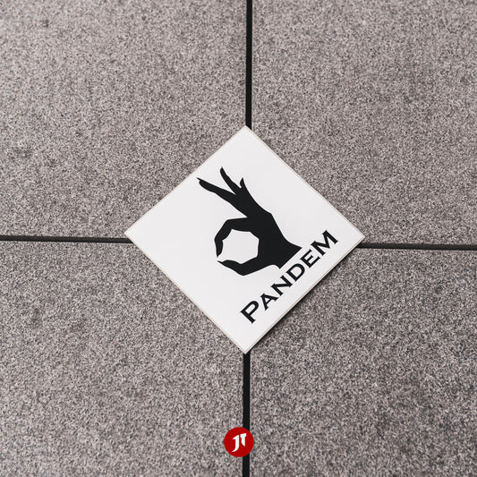 Official Rocket Bunny Decal 140mm x 140mm - White