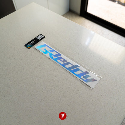 GReddy Logo Sticker Aurora Version