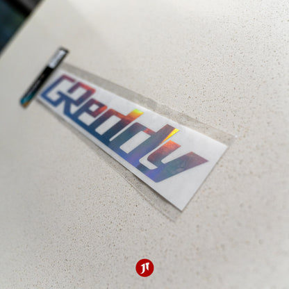 GReddy Logo Sticker Aurora Version