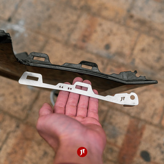 Audi A4 (Gen 5, B9, 2015+) Front Bumper Repair Plates - Pair