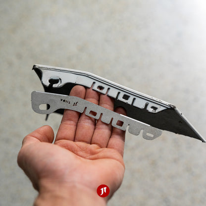 Nissan Tiida (2004-2012) Front Bumper Repair Plates - Pair