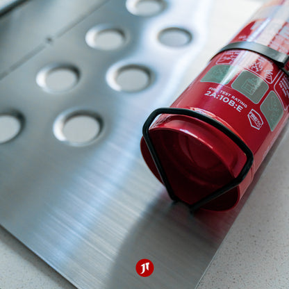 Single Latch Metal Cage for 1kg Fire Extinguisher