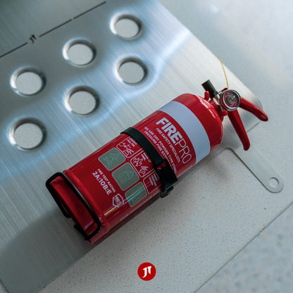 Single Latch Metal Cage for 1kg Fire Extinguisher