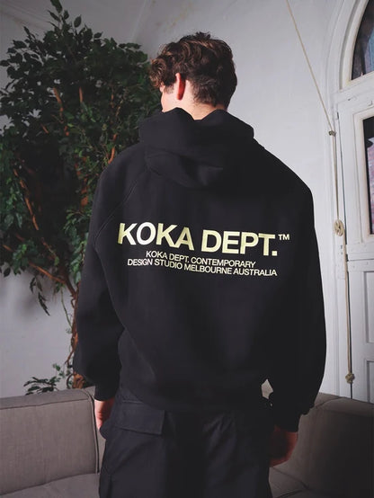 Core Zip Up Hoodie - Black