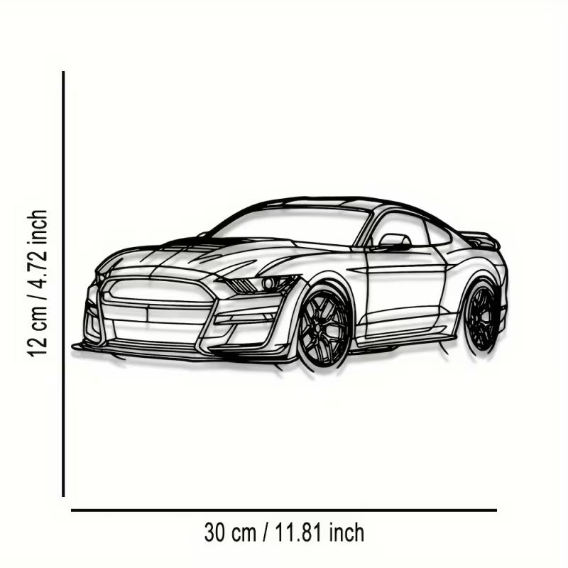 Ford Mustang Metal Wall Art