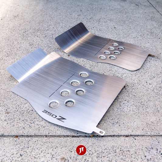 LHD - Nissan 350z Floor Plates Set
