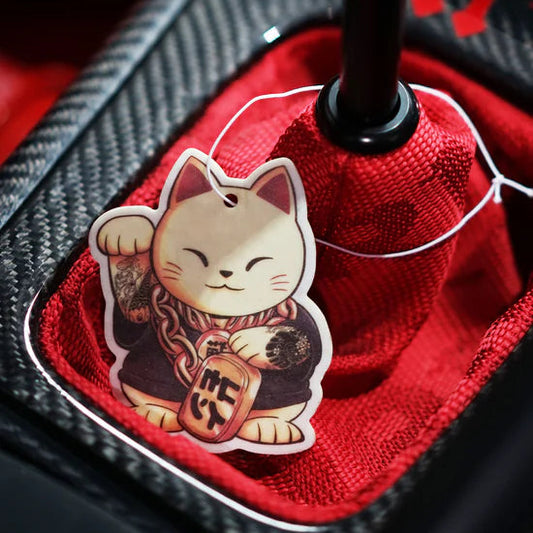 "Mascot" Maneki Neko Air Freshener - Watermelon Strawberry Scent
