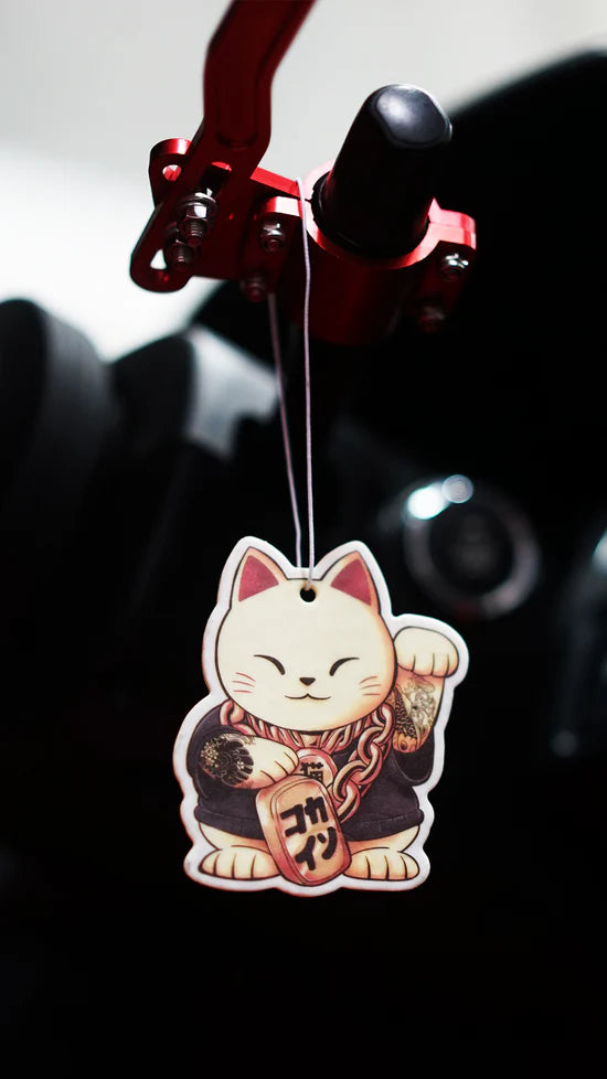 "Mascot" Maneki Neko Air Freshener - Watermelon Strawberry Scent