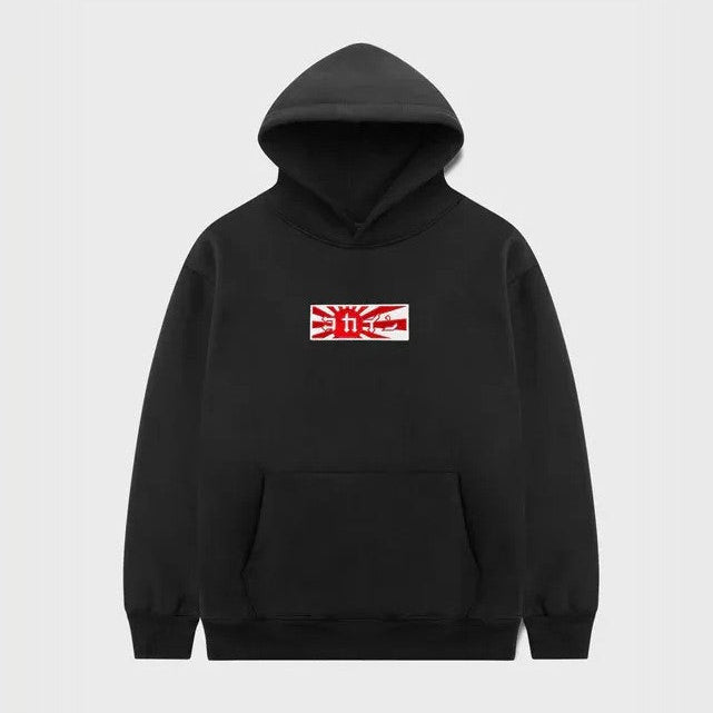 "Rising Sun" Patch Hoodie