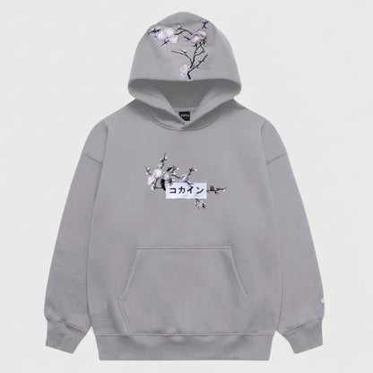 Nardo Grey / Purple & Yellow Blossom //// Hoodie
