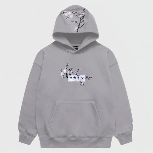 Nardo Grey / Purple & Yellow Blossom //// Hoodie