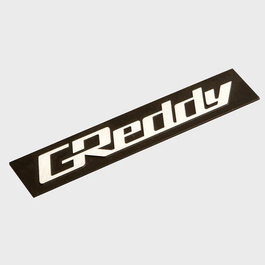 GReddy Aluminium Emblem - Black/Silver