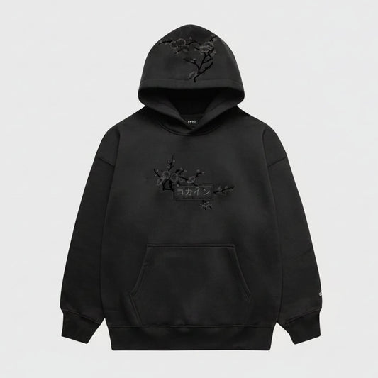 Black / Black Blossom V2 //// Hoodie