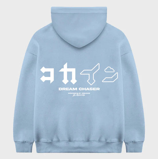 "Dream Chaser" Hoodie // Pastel Blue