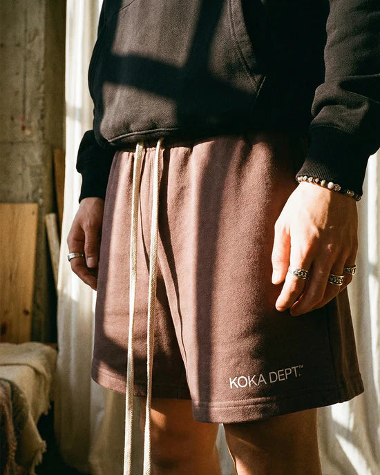 Premium Logo Shorts // MOCHA