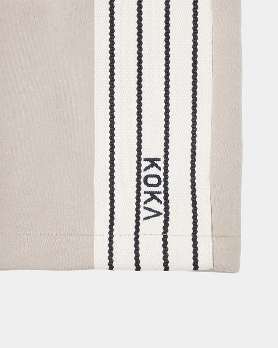 Premium Stripe Shorts // LATTE