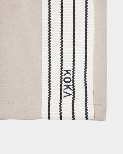 Premium Stripe Shorts // LATTE