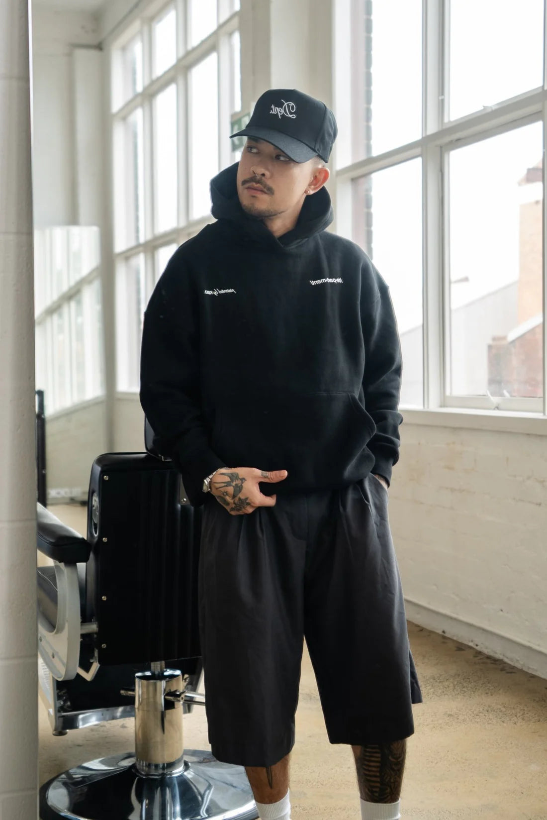 The Dept Hoodie // BLACK