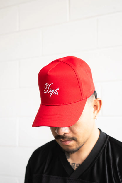 The Dept "A-Frame" Hat - Red