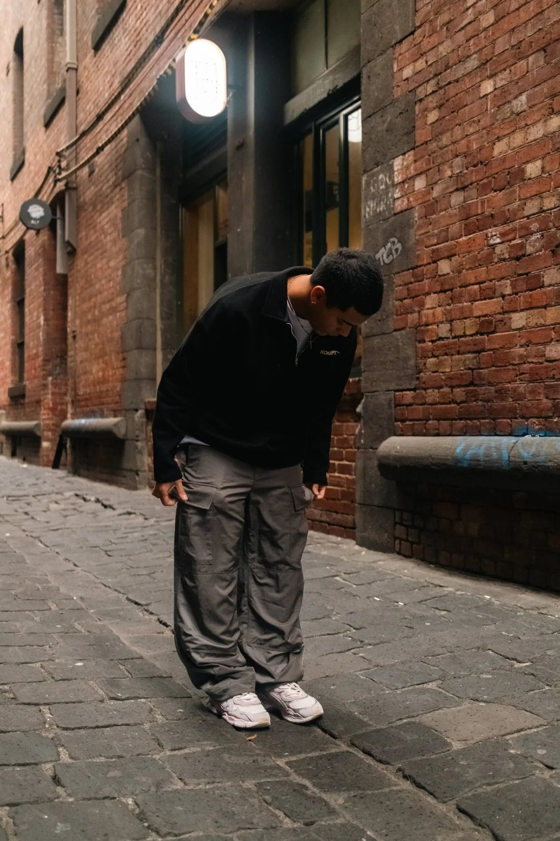 Pit Crew Cargo Pants - Grey