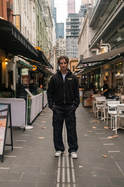 Pit Crew Cargo Pants - Black