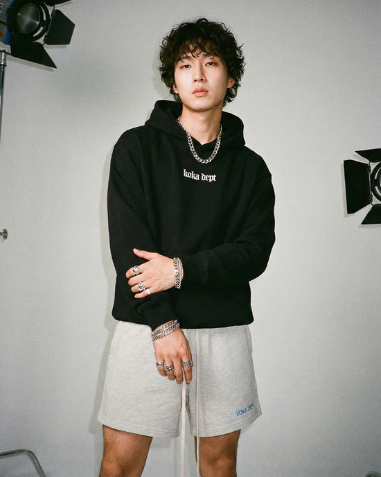 Premium Logo Shorts // GREY