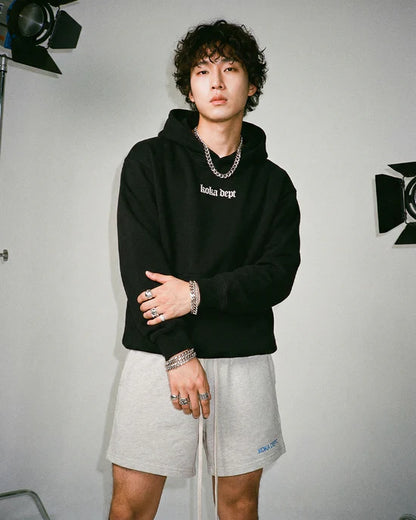 Premium Logo Shorts // GREY