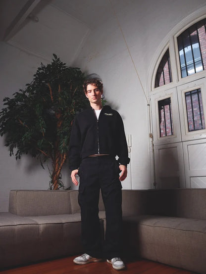Pit Crew Cargo Pants - Black