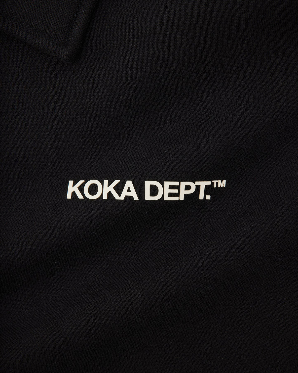Core Quarter Zip Polo Sweater - Black